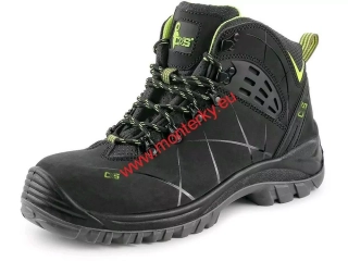 Obuv kotníková CXS Universe Meteor S3,2118-131-808 černo-zelená i velikost 49,50