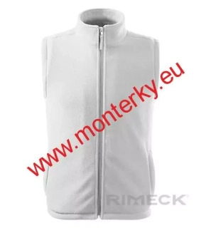 Vesta fleece unisex NEXT 518, bílá 00