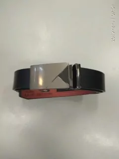 Opasek 12271962 BELT kůže lux přezka