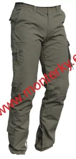 Kalhoty vojenského stylu RAPTOR zelené, 100 % bavlna ISSA 8028 020