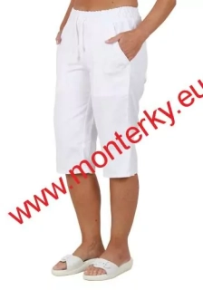 Unisexové 3/4 kalhoty 2506.8005 bílé