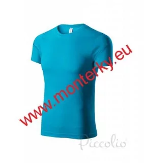Tričko dětské 135 g/m² PELICAN P72, tyrkysová 044