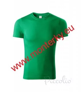 Tričko dětské 135 g/m² PELICAN P72, středně zelená 016