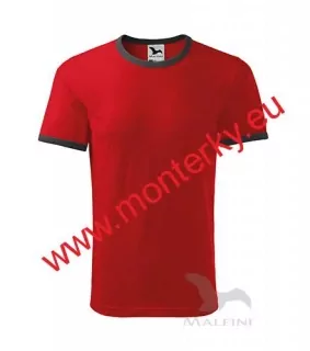 Tričko dětské 180 g/m² INFINITY 148, červená 007