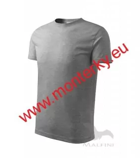 Tričko dětské 145 g/m² CLASSIC NEW 135, tmavě šedý melír 012