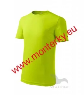 Tričko dětské 145 g/m² CLASSIC NEW 135, limetková 062