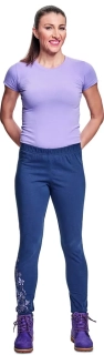 Legíny YOWIE NEW,navy/světle fialová 0326-0001-39 Doprodej poslední 1-2 ks od velikosti