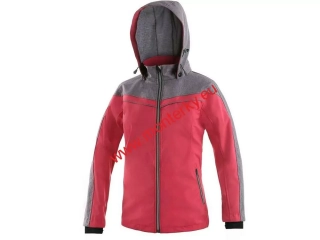Softshellová bunda CXS MONROE, dámská, růžovo-šedá 1230-098-309 ,doprodej, poslední 1 ks od velikosti