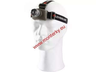 LED čelovka s hliníkovým tělem 6121-009-518-00