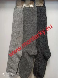 Podkolenky zimní GIE natural WOOL cena za 3 páry