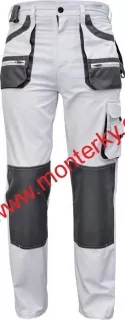 Montérky kalhoty CARLO BE-01-003, 0302-0167-86 bílé