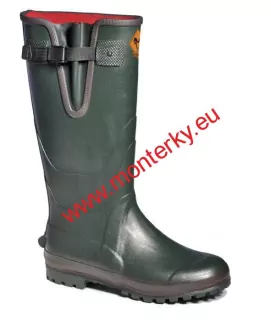 Dámské gumové holínky BIGHORN LABRADOR 3236 zelené se sponou 36-40