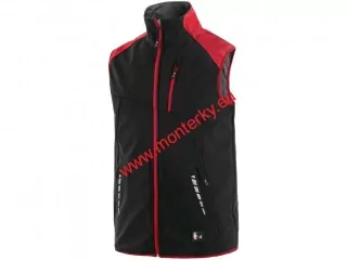 Softshellová vesta CXS HEBRON, PÁNSKÁ, 1320-016-805 ČERNO-ČERVENÁ