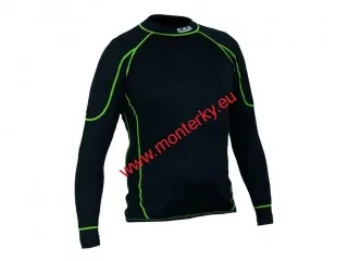 DĚTSKÉ FUNKČNÍ TRIČKO REWARD, DL. RUKÁV, ČERNO-ZELENÉ