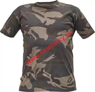 Tričko krátký rukáv CRAMBE triko camouflage 0304-0109-12
