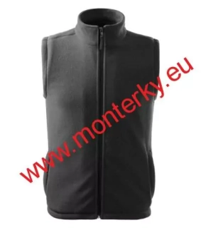 Vesta fleece unisex NEXT 518,ocelově šedá 36