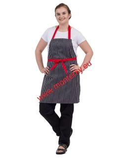 DÁMSKÁ ZÁSTĚRA S NÁPRSENKOU pruhová 5203