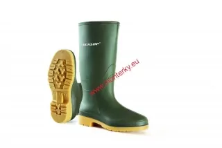 Holínky DUNLOP DULL 16247- dámské a dětské,zelené, vel.28-42