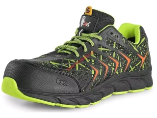 Obuv polobotka CXS ISLAND BENSON S1P, černo-zelená 2126-077-808 Doprodej poslední 1 ks od velikosti