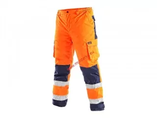 Pánské reflexní kalhoty CARDIFF, zimní, 1111-001-205 oranžové