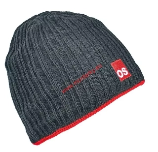 GISLEV ČEPICE černá pletená čepice s logem OS 0314-0079-60-000