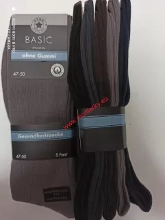 Ponožky Basic 100% bavlna veikost 47-50 cena za 5 párů