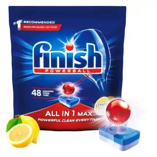 Finish tablety do myčky all in 1 max lemon 48ks