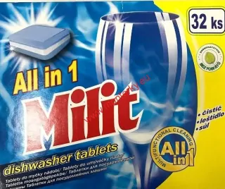 Milit tablety do myčky nádobí 32ks