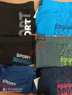 BOXERKY bambus mix barva a potisku, L-3XL