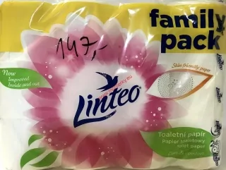 Linteo toaletní papír 2v family pack 24ks