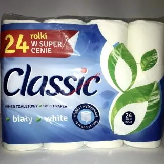 Veltie classic toaletní papír 24ks 2v white