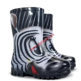 Chlapecké barevné holínky STORMER PRINT 0037 S zebra LETNÍ vel.28-35