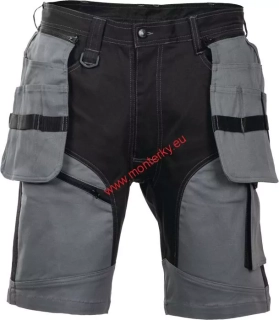 Keilor šortky 0357-0005-00 černo-šedé 