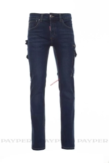 Pánské vícekapsové kalhoty WEST 001201-0377 MODRÁ 08003 vel.42-74