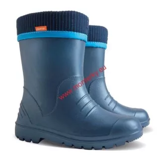 Dětské zateplené holínky DINO 0310 D modré