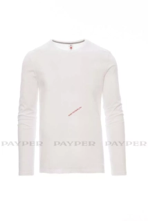 Tričko dlouhý rukáv PINETA,PAYPER,BÍLÉ až 5XL 000893-0033/00000 