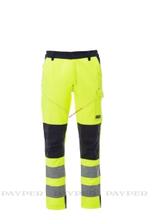 Pánské reflexní kalhoty CHARTER TECH  001406-0407 ŽLUTÁ FLUO/NÁMOŘNICKÁ MODRÁ 01014 