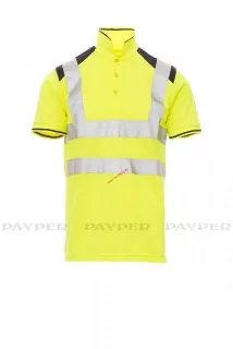Pánská reflexní  polokošile GUARD+ 001028-0028 ,ŽLUTÁ/NÁMOŘNICKÁ MODRÁ 01014