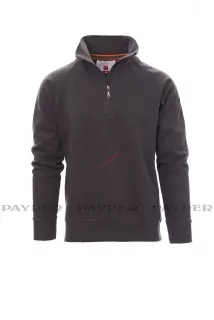 Mikina MIAMI+000001-0001 půlzip KOUŘOVÁ 13007 až 5XL