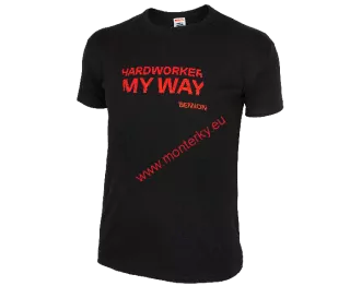 Tričko krátký rukáv HARDWORKER T-SHIRT BLACK 0667140060