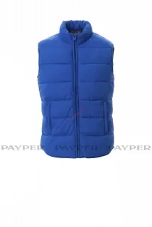 Teplá prošívaná vesta MEMORY 001352-0399, KRÁLOVSKÁ MODRÁ 09012
