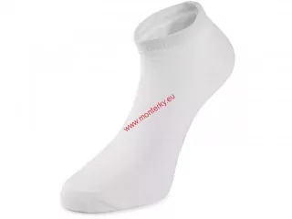 PONOŽKY CXS NEVIS, NÍZKÉ, BÍLÉ 1830-056-100