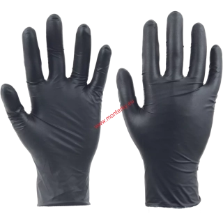 Jednorázové rukavice SPOONBILL BLACK  0109-0078-99 Cerva