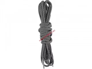 TKANIČKY DO OBUVI REFLEXNÍ, KULATÉ, 130 CM, ČERNÉ 2900-100-800-00