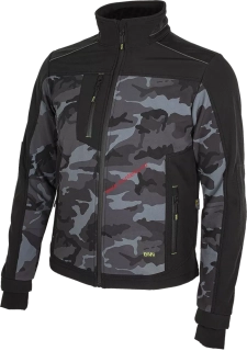 Pánská softshellová CAMOS JACKET BLACK/GREY 0746180062