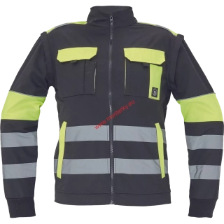 Bunda reflex MAX VIVO RFLX 0351-0039-64 černo-žlutá 44 až 68