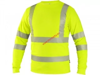 TRIČKO CXS OLDHAM, DLOUHÝ RUKÁV, VÝSTRAŽNÉ, PÁNSKÉ, ŽLUTÉ 1118-001-150
