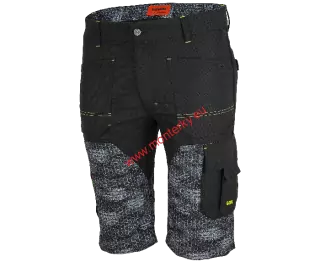 Kraťasy strečové  pracovní PREDATOR SHORTS 0728120062 BLACK/GREY