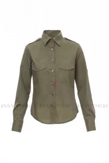 Dámská košile s dlouhým rukávem PAYPER TROPHY 000941-0334, Military Green 07035