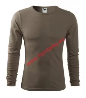 Triko pánské  MALFINI FIT-T LS119 dlouhý rukáv 29 army
